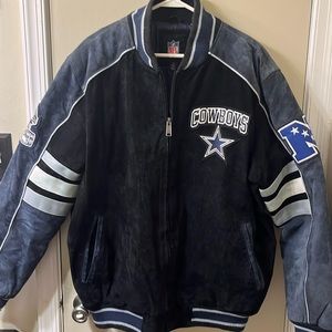 90’s Vintage Dallas Cowboys Suede Jacket. Size L.
